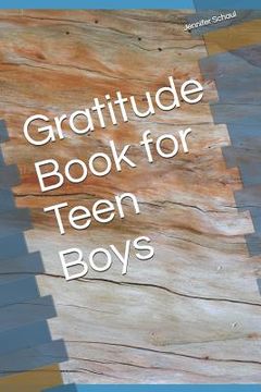portada Gratitude Book for Teen Boys (en Inglés)