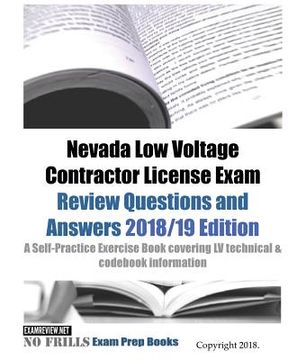 portada Nevada Low Voltage Contractor License Exam Review Questions and Answers (in English)