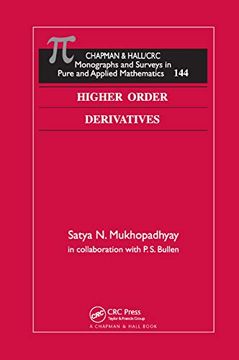 portada Higher Order Derivatives (Monographs and Surveys in Pure and Applied Mathematics) (en Inglés)