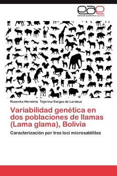 portada variabilidad gen tica en dos poblaciones de llamas (lama glama), bolivia (en Inglés)