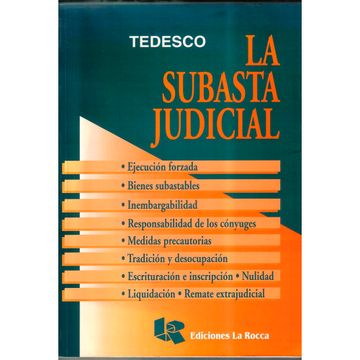 portada La Subasta Judicial (in Spanish)