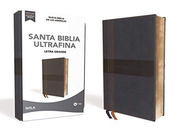 portada Biblia Nbla, Ultrafina, Letra Grande, Tamaño Manual, Leathersoft, Azul, Edición Letra Roja