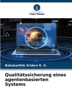 portada Qualitätssicherung eines agentenbasierten Systems (in German)