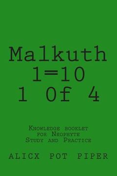 portada Malkuth 1=10 1 0f 4: Knowledge booklet (en Inglés)