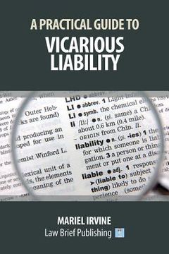 portada A Practical Guide to Vicarious Liability (en Inglés)