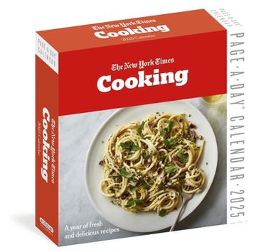 portada The new York Times Cooking Page-A-Day Calendar 2025: Fresh, Delicious Recipes for Every day of the Year (en Inglés)