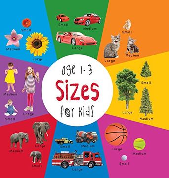 portada Sizes for Kids age 1-3 (Engage Early Readers: Children's Learning Books) With Free (en Inglés)
