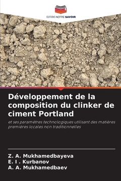 portada Développement de la composition du clinker de ciment Portland (en Francés)