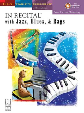 portada In Recital(r) with Jazz, Blues & Rags, Book 3 (en Inglés)