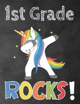 portada 1st Grade Rocks!: Funny Back To School notebook, Gift For Girls and Boys,109 College Ruled Line Paper, Cute School Notebook, School Comp (en Inglés)