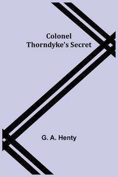portada Colonel Thorndyke's Secret 