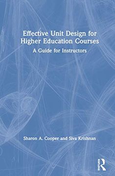 portada Effective Unit Design for Higher Education Courses: A Guide for Instructors (en Inglés)