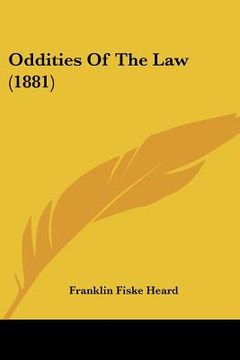 portada oddities of the law (1881)