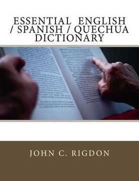 portada Essential English / Spanish / Quechua Dictionary