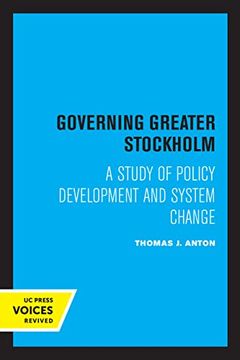 portada Governing Greater Stockholm: A Study of Policy Development and System Change (en Inglés)