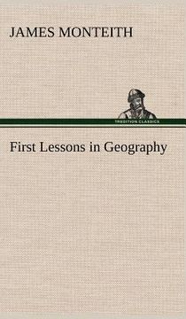 portada first lessons in geography (en Inglés)