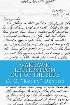 portada warhawk: letters from out of the blue (en Inglés)