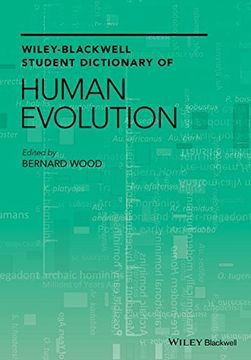 portada Wiley-Blackwell Student Dictionary of Human Evolution (en Inglés)