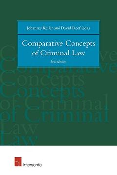 portada Comparative Concepts of Criminal Law: 3rd edition (en Inglés)