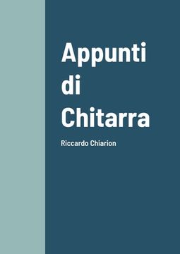 portada Appunti di Chitarra (en Italiano)