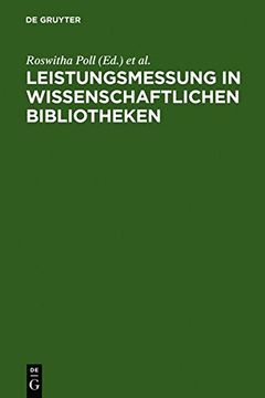 portada leistungsmessung in wissenschaftlichen bibliotheken: internationale richtlinien (en Inglés)