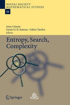 portada entropy, search, complexity (en Inglés)