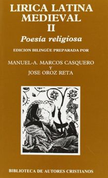 portada Lírica Latina Medieval. Ii: Poesía Religiosa: 2 (Normal)