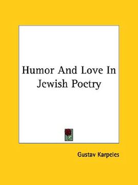 portada humor and love in jewish poetry (en Inglés)