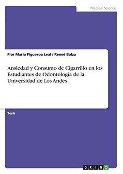 portada Ansiedad y Consumo de Cigarrillo en los Estudiantes de Odontología de la Universidad de los Andes