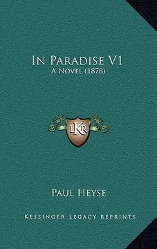 portada in paradise v1: a novel (1878) (en Inglés)