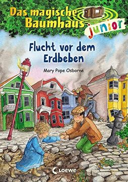 portada Das Magische Baumhaus Junior 22 - Flucht vor dem Erdbeben: Kinderbuch zum Vorlesen und Ersten Selberlesen - mit Farbigen Illustrationen - für Mädchen und Jungen ab 6 Jahre (in German)