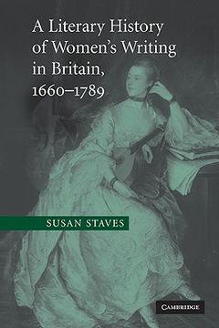 portada a literary history of women's writing in britain, 1660-1789 (en Inglés)