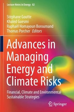 portada Advances in Managing Energy and Climate Risks: Financial, Climate and Environmental Sustainable Strategies (in English)