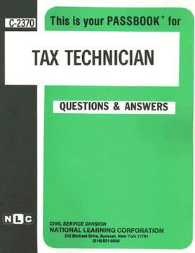 portada tax technician (en Inglés)