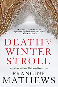 portada Death on a Winter Stroll (a Merry Folger Nantucket Mystery) (en Inglés)