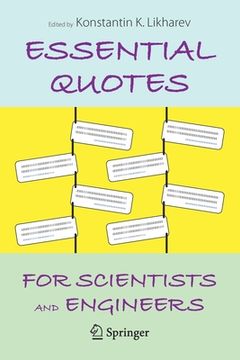 portada Essential Quotes for Scientists and Engineers 