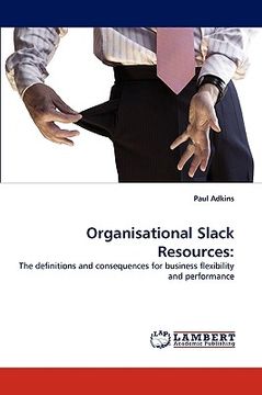 portada organisational slack resources (en Inglés)