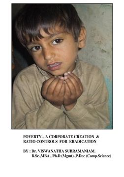 portada Poverty : A Corporate Creation  &  Ratio Controls For  Eradication: Corporate Responsibility for Poverty Eradication: Volume 1 (Socio-Economic Development Acceleration)