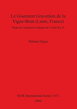 portada Le Gisement Gravettien de la Vigne-Brun (Loire, France): Étude de l'Industrie Lithique de l'Unité KL19: Etude De L'industrie Lithique De L'unite KL19 (BAR International Series)