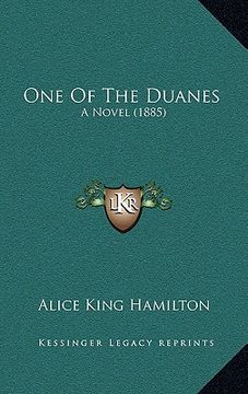 portada one of the duanes: a novel (1885) (in English)