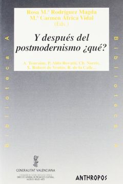 portada Y Despues del Postmodernismo¿ Que? (in Spanish)