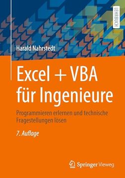 portada Excel + vba für Ingenieure: Programmieren Erlernen und Technische Fragestellungen Lösen (en Alemán)