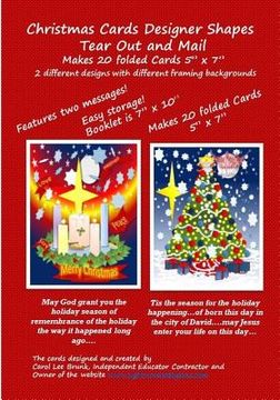 portada Christmas Cards Designer Shapes Tear Out & Mail: Christmas Cards Designer Shapes Tear Out & Mail (en Inglés)