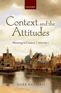 portada context and the attitudes: meaning in context, volume 1 (en Inglés)