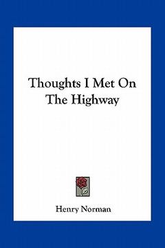 portada thoughts i met on the highway (en Inglés)