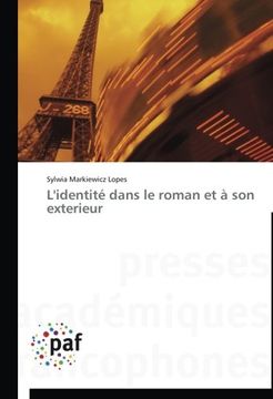 portada L'Identite Dans Le Roman Et a Son Exterieur
