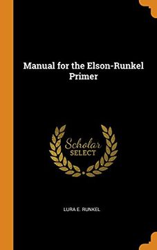 portada Manual for the Elson-Runkel Primer 
