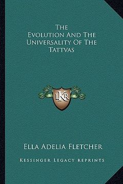portada the evolution and the universality of the tattvas (in English)
