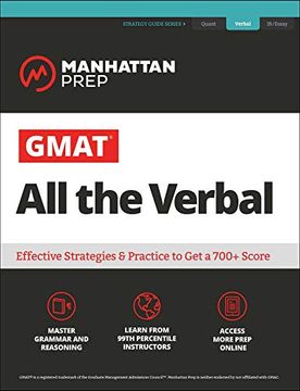 portada Gmat all the Verbal: The Definitive Guide to the Verbal Section of the Gmat (Manhattan Prep Gmat Strategy Guides) 