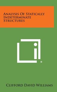 portada Analysis Of Statically Indeterminate Structures (in English)